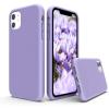SURPHY Compatible with iPhone 11 Case 6.1 inch, Thickening Design Liquid Silicone Phone Case (with Microfiber Lining) for iPhone 11 2019, Blue(Light Purple)