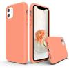 SURPHY Compatible with iPhone 11 Case 6.1 inch, Thickening Design Liquid Silicone Phone Case (with Microfiber Lining) for iPhone 11 2019, Blue(Peach)