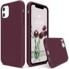 SURPHY Compatible with iPhone 11 Case 6.1 inch, Thickening Design Liquid Silicone Phone Case (with Microfiber Lining) for iPhone 11 2019, Blue(Plum)