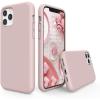 SURPHY Compatible with iPhone 11 Pro Case 5.8 inches, Thickened Liquid Silicone Phone Case (with Microfiber Lining) for 11 Pro 2019, Light Purple(Pink)