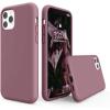 SURPHY Compatible with iPhone 11 Pro Max Case 6.5 inches, Thickened Liquid Silicone Phone Case (with Microfiber Lining) for iPhone 11 Pro Max 2019, Red(Lilac Purple)