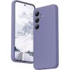 SURPHY Designed for Galaxy S24 Plus Case (6.7 inch, 2024), (Camera Protection + Soft Microfiber Lining) Liquid Silicone Galaxy S24+ Phone Case, Lilac Purple(Lavender Gray)