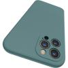 SURPHY Designed for iPhone 12 Pro Max Case with Camera Protection, Liquid Silicone Phone Case with Microfiber Lining, Cactus Green(Cactus Green)