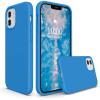 SURPHY Silicone Case Compatible with iPhone 12 Mini Case 5.4 inches, Liquid Silicone Phone Case (with Microfiber Lining) Designed for iPhone 12 Mini 2020 (Blue)(Blue)