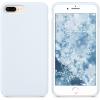 SURPHY Silicone Case Compatible with iPhone 8 Plus Case iPhone 7 Plus Case, Soft Liquid Silicone Rubber Slim Phone Case Cover with Microfiber Lining for iPhone 7 Plus iPhone 8 Plus 5.5 inch (Sky Blue)
