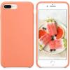 SURPHY Silicone Case Compatible with iPhone 8 Plus Case iPhone 7 Plus Case, Soft Liquid Silicone Rubber Slim Phone Case Cover with Microfiber Lining for iPhone 7 Plus iPhone 8 Plus 5.5″, Peach