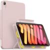 SURPHY Slim Magnetic Case for iPad mini 6 Case (8.3″ 2021), Strong Magnetic Smart Cover (with Microfiber Lining and Magnetic Flap) for iPad mini 6 6nd Generation (Pink)