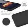 SURPHY Compatible with iPhone XR Case, Thickened Liquid Silicone Phone Case (with Microfiber Lining) for iPhone XR 6.1 inches, Navy Blue(Black)