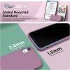 SURPHY Compatible with iPhone XR Case, Thickened Liquid Silicone Phone Case (with Microfiber Lining) for iPhone XR 6.1 inches, Navy Blue(Lilac Purple)
