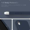SURPHY Compatible with iPhone XR Case, Thickened Liquid Silicone Phone Case (with Microfiber Lining) for iPhone XR 6.1 inches, Navy Blue(Navy Blue (Full Body))