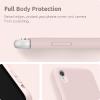 SURPHY Compatible with iPhone XR Case, Thickened Liquid Silicone Phone Case (with Microfiber Lining) for iPhone XR 6.1 inches, Navy Blue(Pink)