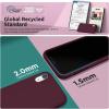 SURPHY Compatible with iPhone XR Case, Thickened Liquid Silicone Phone Case (with Microfiber Lining) for iPhone XR 6.1 inches, Navy Blue(Plum)