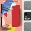 SURPHY Compatible with iPhone XR Case, Thickened Liquid Silicone Phone Case (with Microfiber Lining) for iPhone XR 6.1 inches, Navy Blue(Red (Full Body))