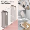 SURPHY Compatible with iPhone XR Case, Thickened Liquid Silicone Phone Case (with Microfiber Lining) for iPhone XR 6.1 inches, Navy Blue(Stone)