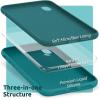 SURPHY Compatible with iPhone XR Case, Thickened Liquid Silicone Phone Case (with Microfiber Lining) for iPhone XR 6.1 inches, Navy Blue(Teal Blue)