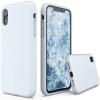 SURPHY Compatible with iPhone XR Case, Thickened Liquid Silicone Phone Case (with Microfiber Lining) for iPhone XR 6.1 inches, Navy Blue(Sky Blue)
