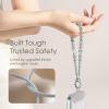 SURPHY Phone Charm, Phone Charms Strap with Tether Tab & Premium Metal Buckle, Cellphone Wrist Strap Chain(B- Lunar Shadow)