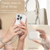 SURPHY Phone Charm, Phone Charms Strap with Tether Tab & Premium Metal Buckle, Cellphone Wrist Strap Chain(B- Lunar Shadow)