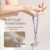 SURPHY Phone Charm, Phone Charms Strap with Tether Tab & Premium Metal Buckle, Cellphone Wrist Strap Chain(B- Pearl Ocean)