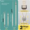 SURPHY Phone Lanyard Crossbody with Light-Activated Strap, Easy Adjustable Phone Strap with 2 Pack Cellphone Tether Tab, Premium Metal Buckles, Crossbody Cellphone Lanyard for Women and Men, Starlight(Starlight)