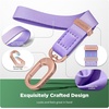 SURPHY Phone Wrist Strap, Keychain Wristlet, Wrist Phone Lanyard with Cellphone Tether Tab, Premium Metal Key Chain, Keychains for Women and Men, Cellphone Charm, Stone(Purple)