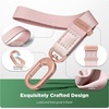SURPHY Phone Wrist Strap, Keychain Wristlet, Wrist Phone Lanyard with Cellphone Tether Tab, Premium Metal Key Chain, Keychains for Women and Men, Cellphone Charm, Stone(Pink)